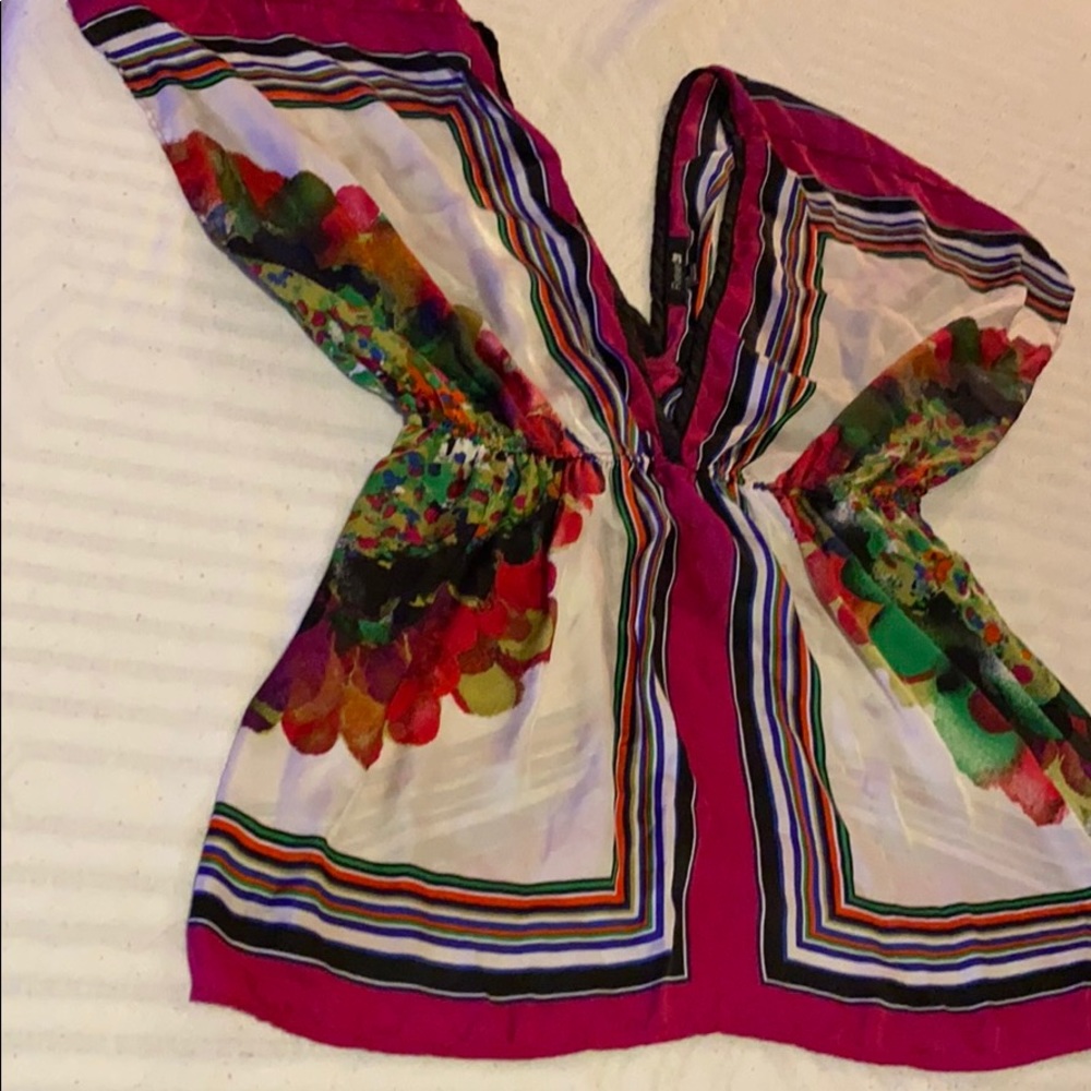 Deep v blouse